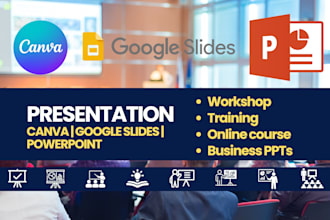 create workshop training and online course presentations