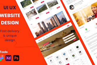 do figma website design, mobile app UI UX design, PSD web template, dashboard UI