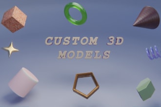 create custom 3d models using blender