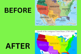 redraw and restyle your map