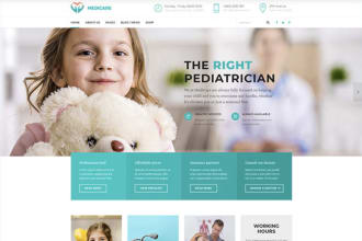 do doctor, medical, healthcare business website