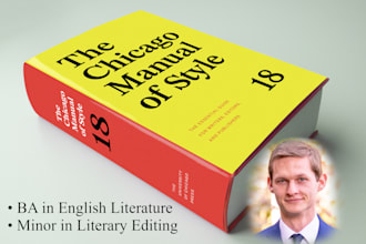 line edit or proofread copy, manuscripts, articles, or books