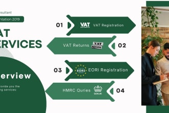 provide UK vat registration service for amazon, ebay store