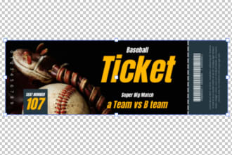 design stunning tickets and invitation cards for any event