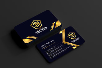 do professional modern minimalist business card design within 24 hours