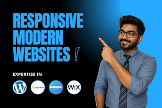 design your website on snapps, ghl, wix and wordpress