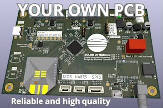 design professional pcb, schematic, and embedded hardware solutions