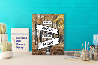 do customs personalize canvas wall art canvas for print