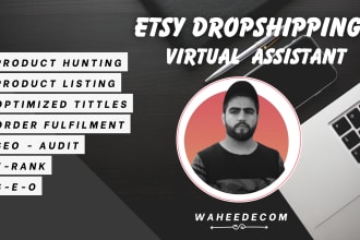 be your etsy virtual assistant, shop manager, etsy VA
