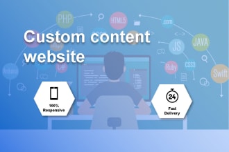 make a custom website