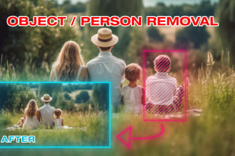 remove persons, objects, edit, clean up using photoshop