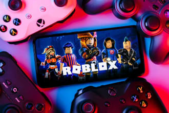 develop profitable roblox game, script roblox game, roblox logo