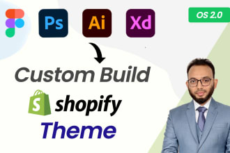 do shopify landing page design, figma to shopify, xd to shopify, HTML to shopify