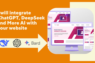 integrate chatgpt, deepseek, bard ai and gemini ai into your website