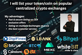 help listing your token on popular crypto exchanges