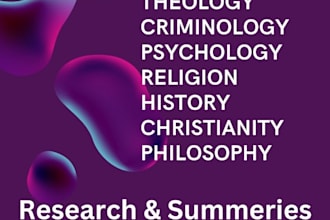 do theology, sociology, criminology, and philosophy tasks