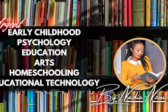 write urgent, psychology and education articles or blog post