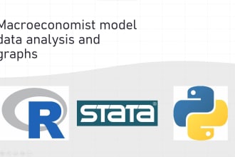 create econometrics models using stata, r, python