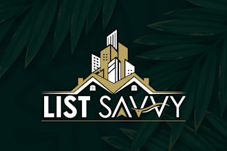 do real estate, home, property, and construction logo design