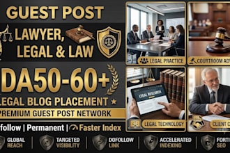 guest post on law,legal,attorney niche da50 to 60 blog