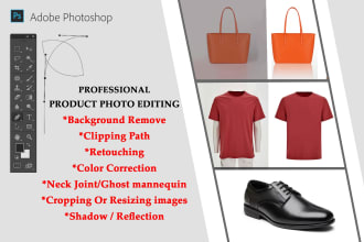 do professional product photo editing and retouching