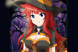 do character design in anime style
