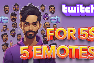create cute custom twitch emotes for your stream