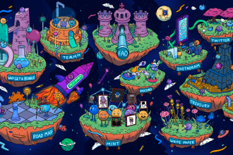create isometric islands for festivals or game maps