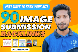 do manually image submission backlinks to 90 high pr sharing sites