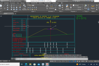 make roads cross section and quantity by using autocad and civil 3d