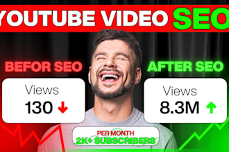 do organic youtube video SEO and promotion