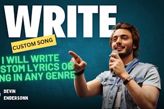 write custom lyrics for your song