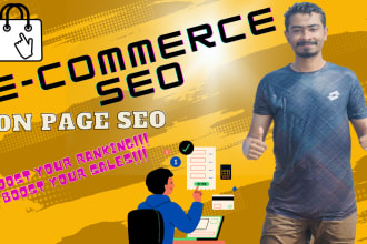 do ecommerce SEO in on page and optimize all products for your ecommerce website