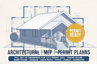 do permit drawings for residential and commerical buildings, city permit drawing