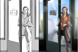 Top 5!  draw unique storyboards I like details