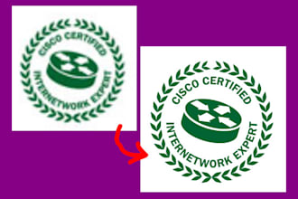recreate your logo with vector file as final result