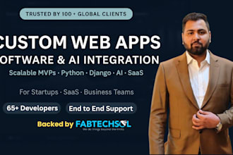 develop ai chatgpt mobile app or website ai saas app ai chatbot ai software