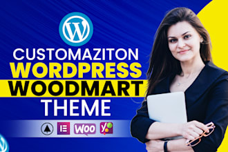 customize woodmart theme design wordpess ecommerce website