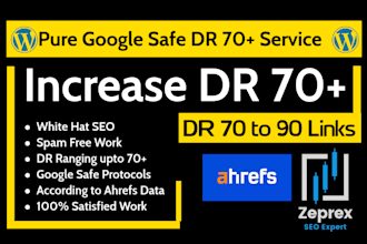 increase domain rating ahref dr with high dr backlinks