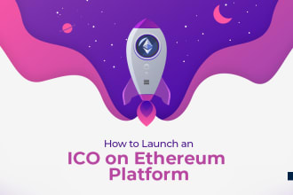 create token staking or presale  ico smart contracts and website development