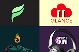 design a modern and sleek logo design, brand design and direction for you