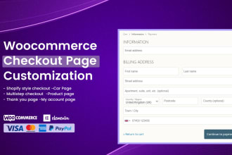 fix or redesign woocommerce checkout, product and cart page issues