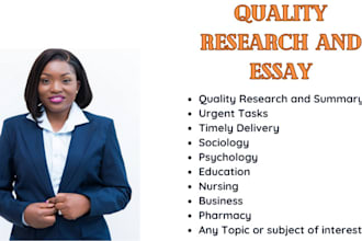 research and write essays