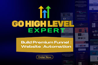 build premium funnel with automation using go high level