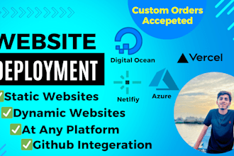 deploy your websites and configure domains