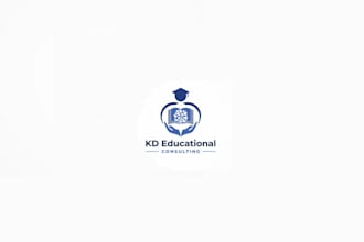make modern education university school college logo design