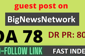 guest post on big news network PR digital journal