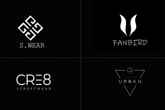 design clothing brand, urban streetwear  logo