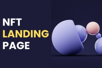 develop react website and nft landing page in react js
