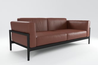 do furniture hyper detail 3d modelling realistic product lifestyle rendering